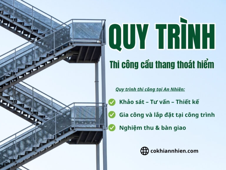 Cầu thang thoát hiểm Quảng Ngãi